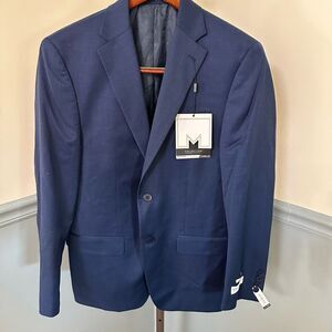 NWT Collection jay Michael Strahan Classic Fit Wool Blend Blazer Jacket Size 38R